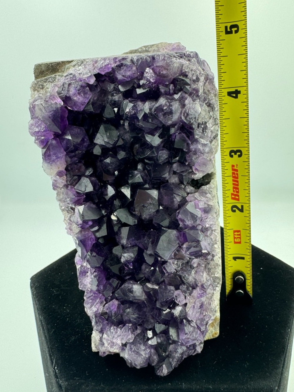 Natural Amethyst Crystal Geode Cluster - Deep Purple (Brazil) - Picture 3 of 6